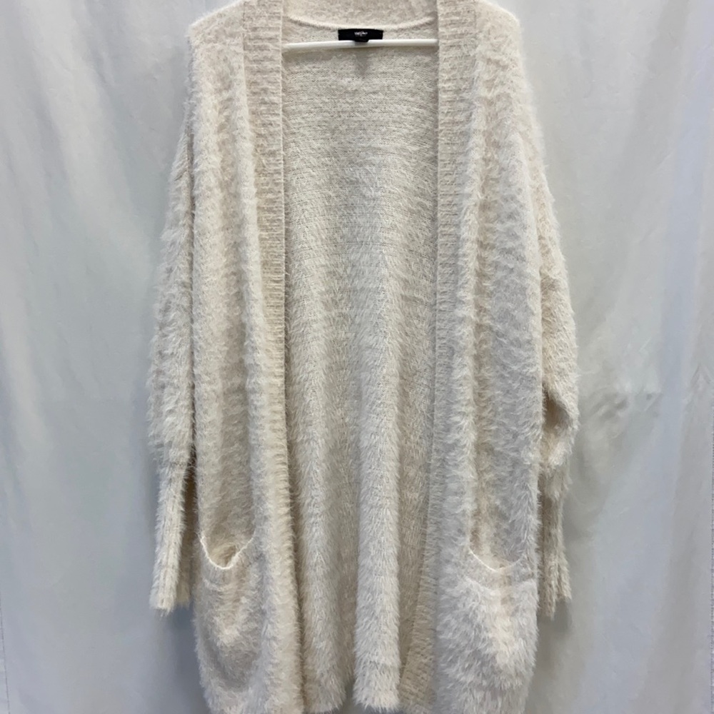 Oversized fuzzy sweater!